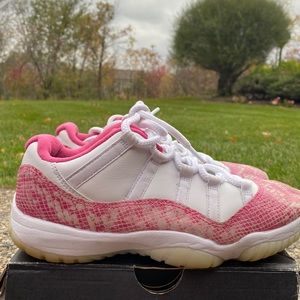 Jordan Retro 11 Pink Snakeskin